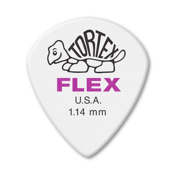 Dunlop 466R114 Tortex Flex Jazz III XL 1.14 mm Bag/72