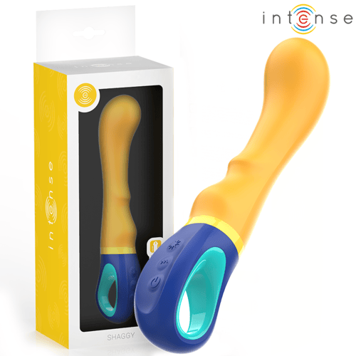 INTENSE FUN INTENSO - VIBRATORE PUNTO G SHAGGY GIALLO