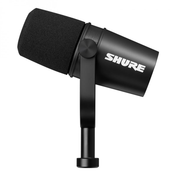 SHURE CENTRE SHURE MV7X BLACK MICROFONO DINAMICO CARDIOIDE PER PODCAST XLR