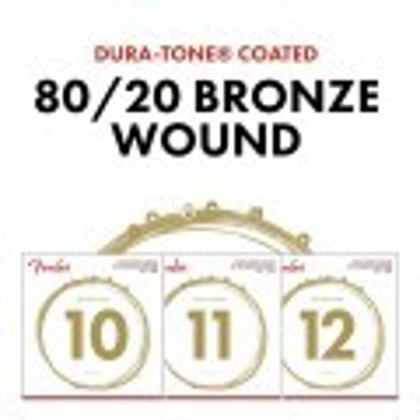 FENDER Muta Dura-Tone® 880XL 80/20 rivestito 10-48. Modello 0730880002