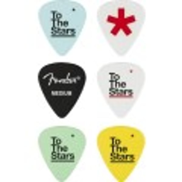 Plettri Fender Tom DeLonge 351 Celluloid Picks (6)