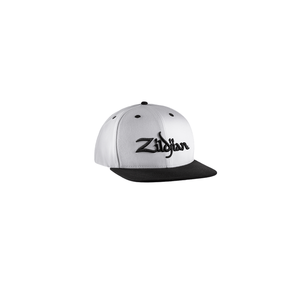 Zildjian ZAHC0022 - White 6 Panel Snapback Hat