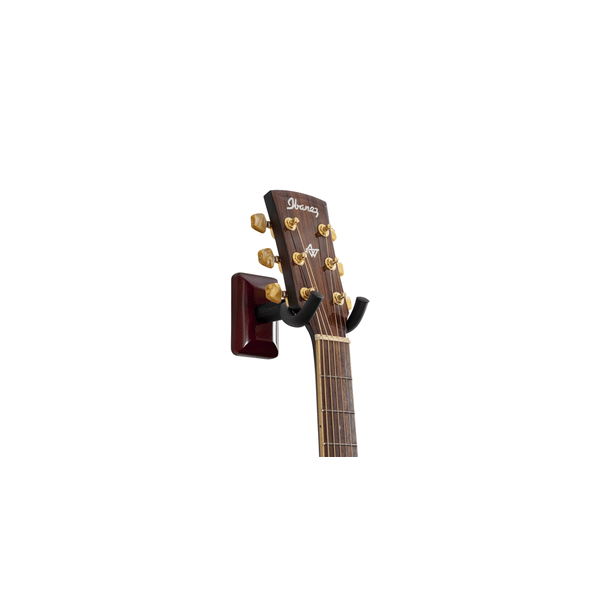 Gator Frameworks GFW-GTR-HNGRCHR Supporto a muro per chitarra con piastra ciliegio<br>