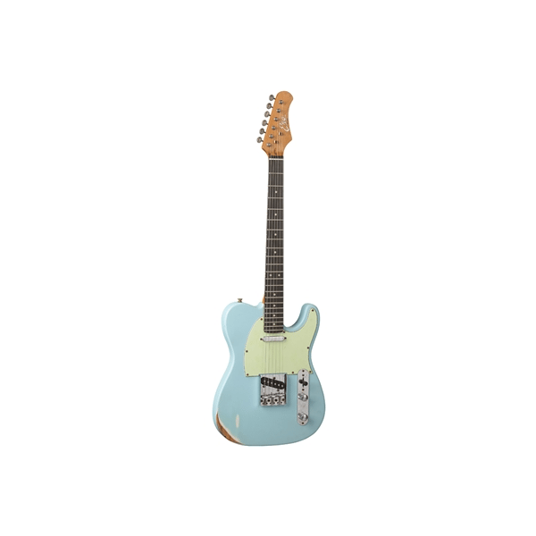 Eko Guitars VT-380 Relic Daphne Blue