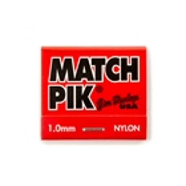 Dunlop 448R1.0 Match Piks Nylon Black 1.00mm