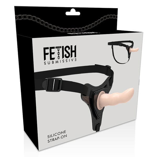 FETISH SUBMISSIVE HARNESS™ - PUNTO G IN SILICONE FLESH 12,5 CM