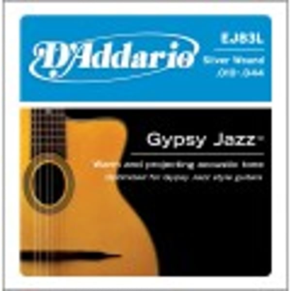 D'ADDARIO Gypsy Jazz Acoustic Guitar Strings, Ball End, Light, 10-44