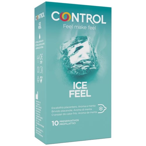 CONTROL CONDOMS CONTROL - EFFETTO ICE FEEL COOL 10 UNITÀ