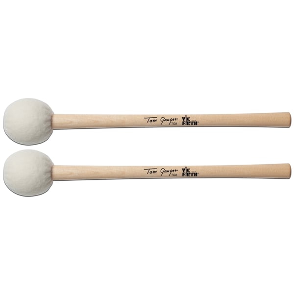 Vic Firth TG08 - Symphonic Collection Bass Drum Mallets Signature Tom Gauger Staccato
