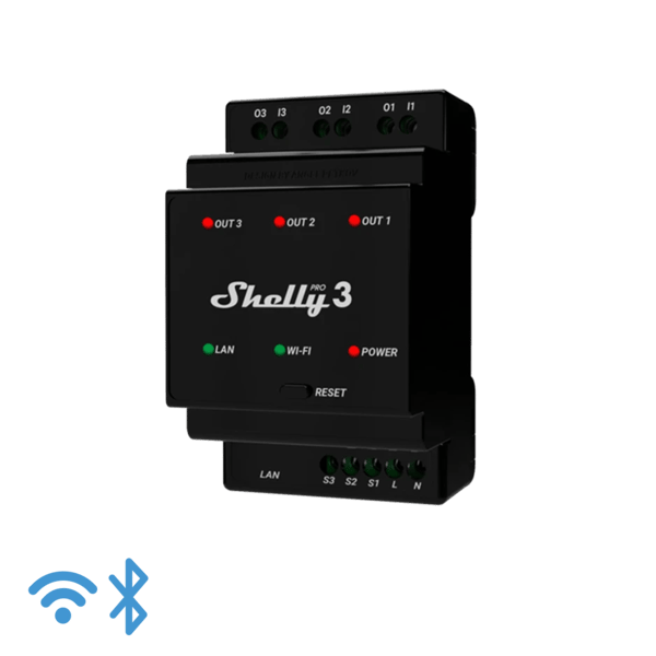 Acquista Shelly Pro 3EM Contatore elettrico Wi-Fi, Bluetooth da Conrad