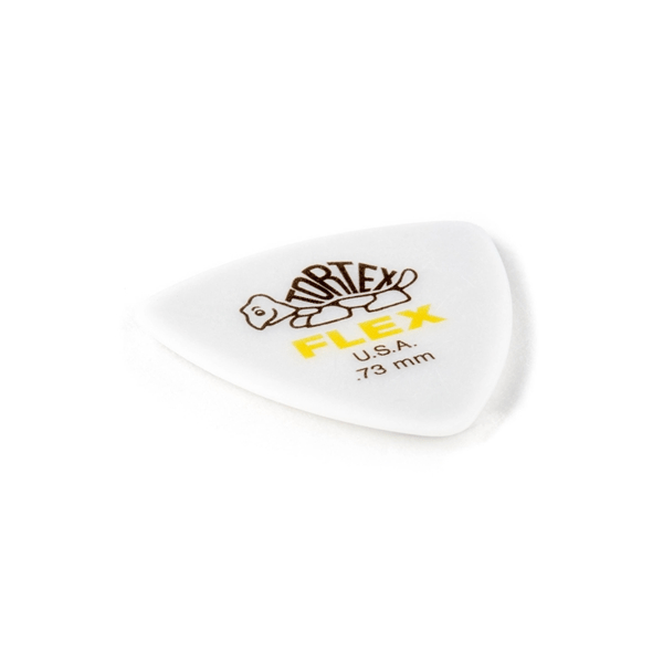Dunlop 456R.73 Tortex Flex Triangle .73 mm Bag/72