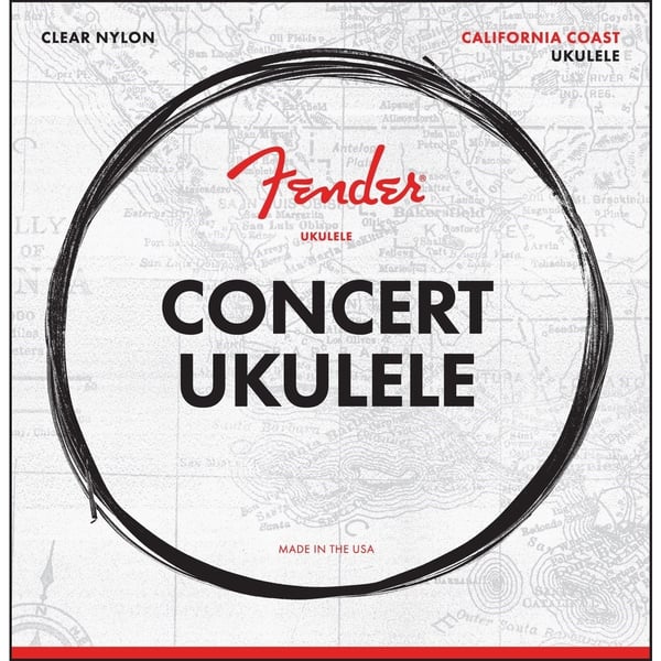FENDER Set di 4 Corde Concert Ukulele. Modello 0730090403