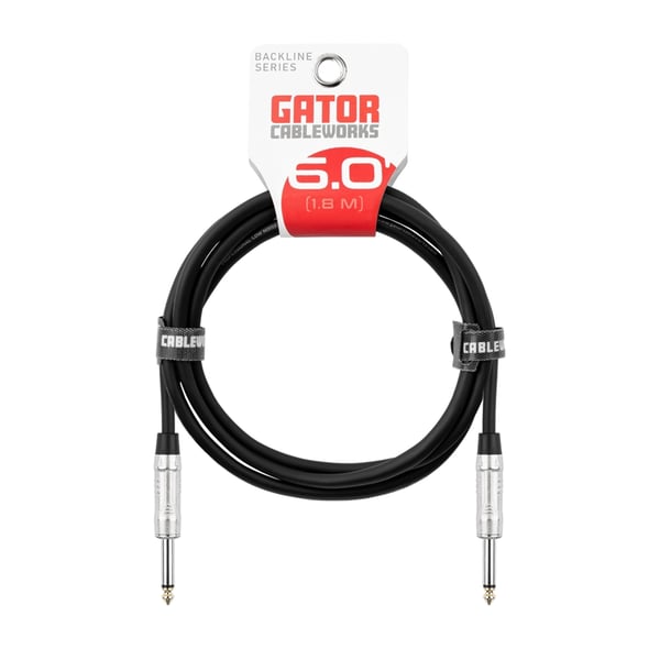 Gator Cableworks GCWB-SPK-06 Cavo speaker jack TS dritto/dritto 2 m Serie Backline