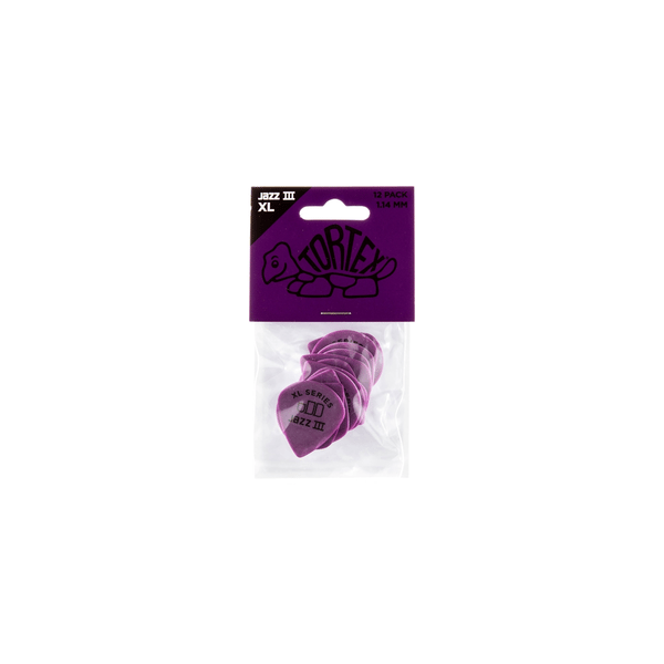 Dunlop 498P1.14 TORTEX JAZZ III XL, 1.14MM