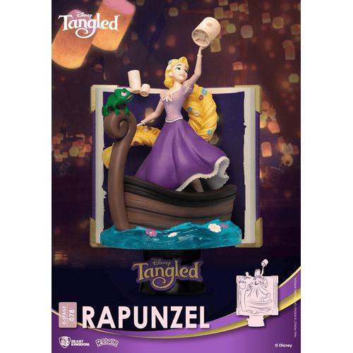 Disney Story Book Series D-Stage PVC Diorama Rapunzel 15 cm