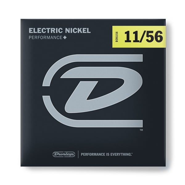 Dunlop DEN1156 Nickel Plated Steel, Med-Extra Heavy, Set/6