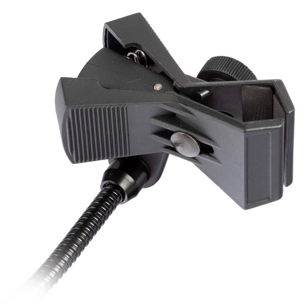 PROEL STAGE Supporto con filtro antisibilo a calza in nylon con flessibile regolabile.