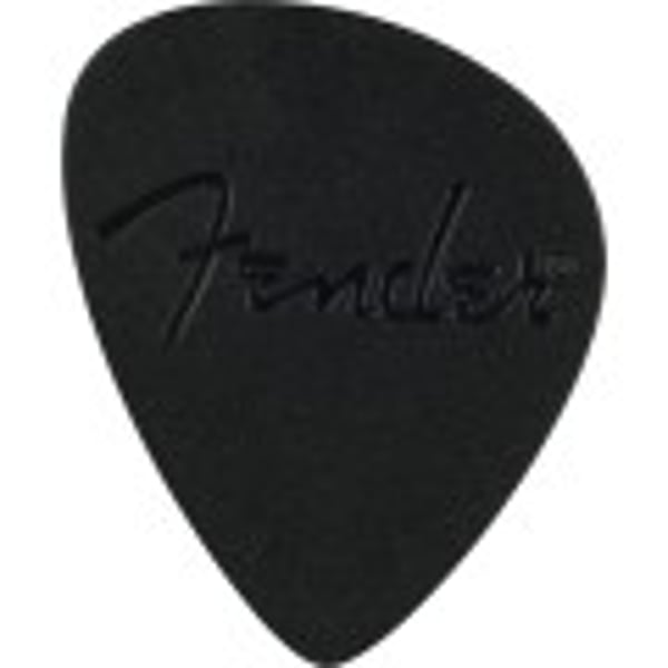 Plettri Fender Offset Picks, Black (6)