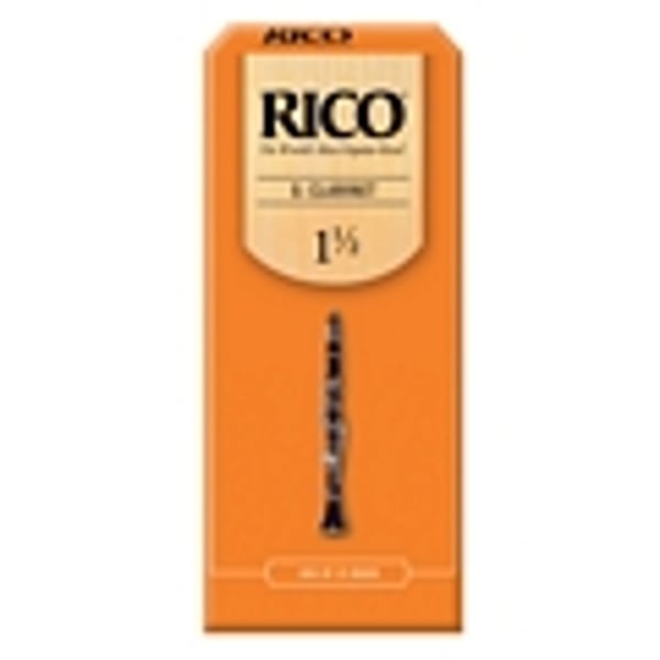 RICO Ance per Clarinetto in Mib, Strength 1.5, confezione da 25 pz. Modello RBA2515