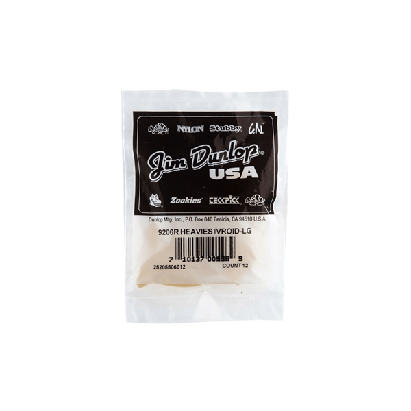 Dunlop 9206R IVROID LARGE - BAG 12 PLETTRI