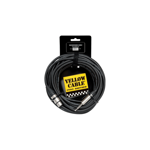 Yellow Cable M10J Cavo Microfonico Jack Sbilanciato/XLR Femmina 10 m
