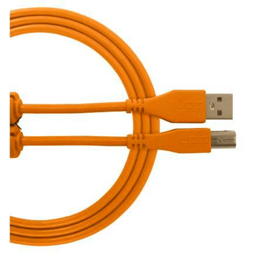 UDG U96001OR - ULTIMATE AUDIO CABLE USB 2.0 C-B ORANGE STRAIGHT 1,5M