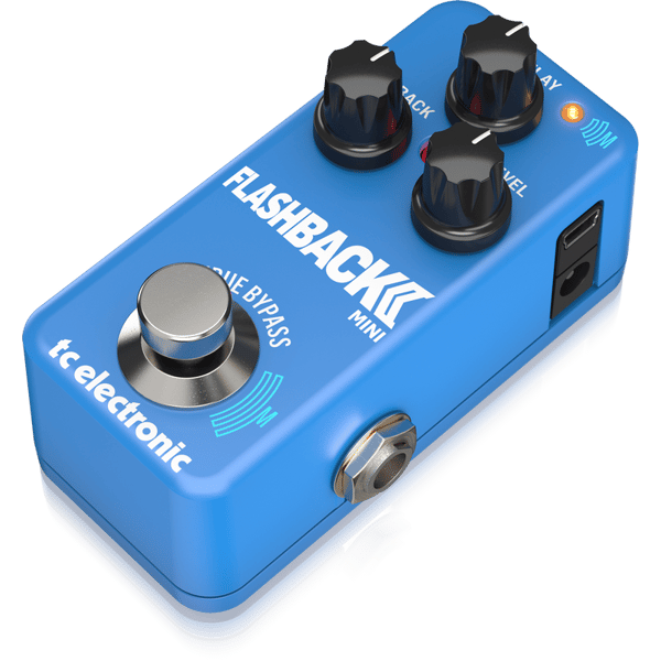 TC ELECTRONIC FLASHBACK 2 MINI DELAY EFFETTO A PEDALE PER CHITARRA TONEPRINT E TECNOLOGIA MASH