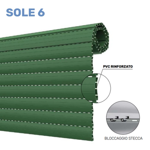 Tapparelle Pvc Rinforzato 6.0 kg 13x55
