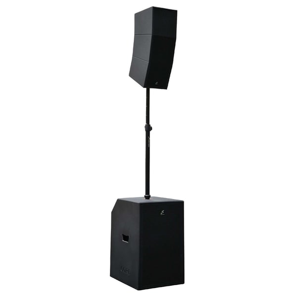 STUDIOMASTER Sistema ad Array Curvo con 3x 5" Full range, 9x 1" Dome Tweeter e Subwoofer Bass-Reflex Attivo da 12". Modello CORE121
