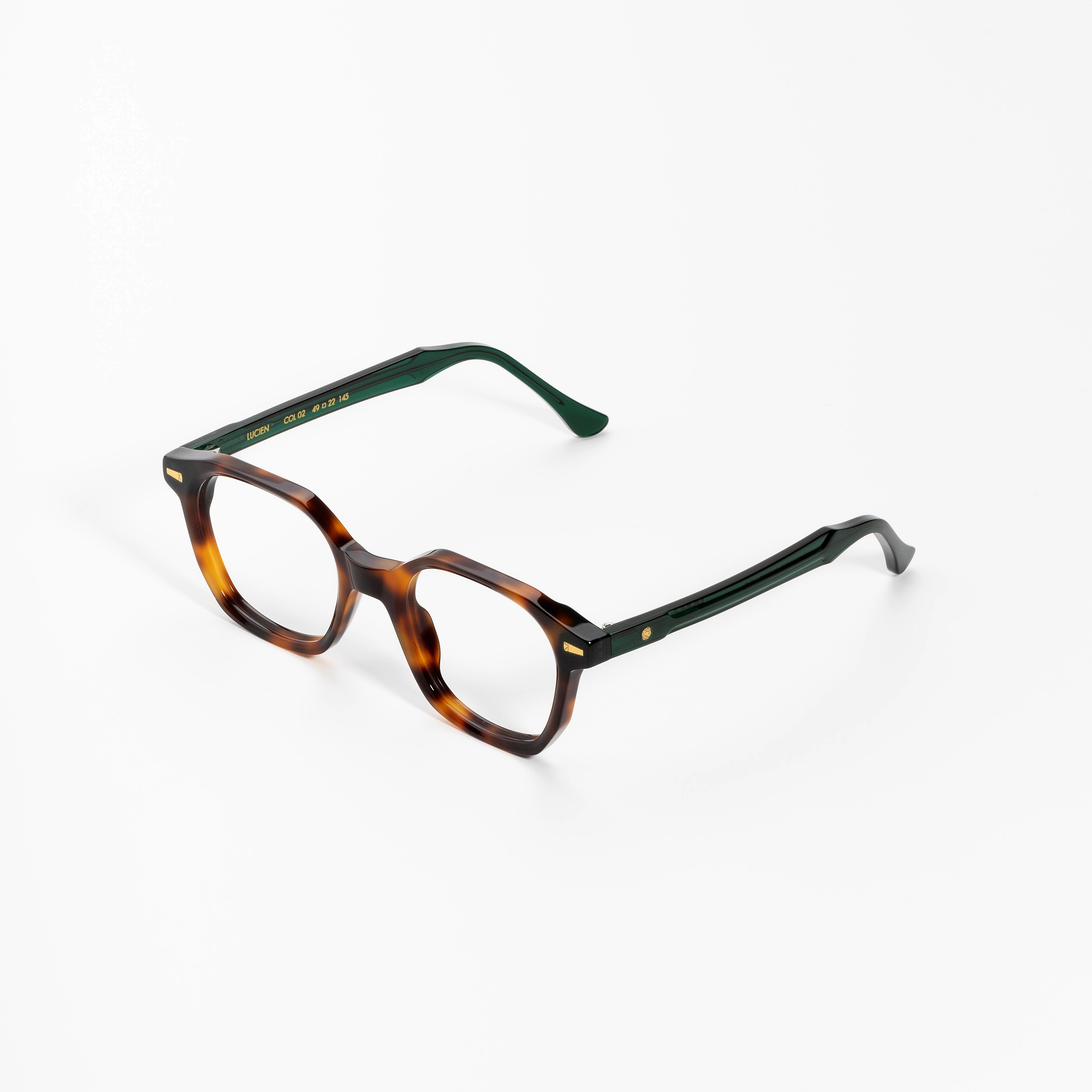 Kyme Lucien Dark Avana - Handmade Geometric Italian Sunglasses Kyme Lucien Dark Avana - Handmade Geometric Italian Sunglasses