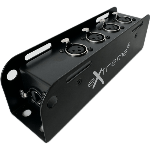 EXTREME SB4XFCAT MINI STAGEBOX EXTENDER AUDIO - DMX SU RJ45 CON 4 CONNETTORI XLR FEMMINA