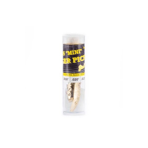 Dunlop 371R BRASS MINI FINGER .015 - TUBO 20 PLETTRI