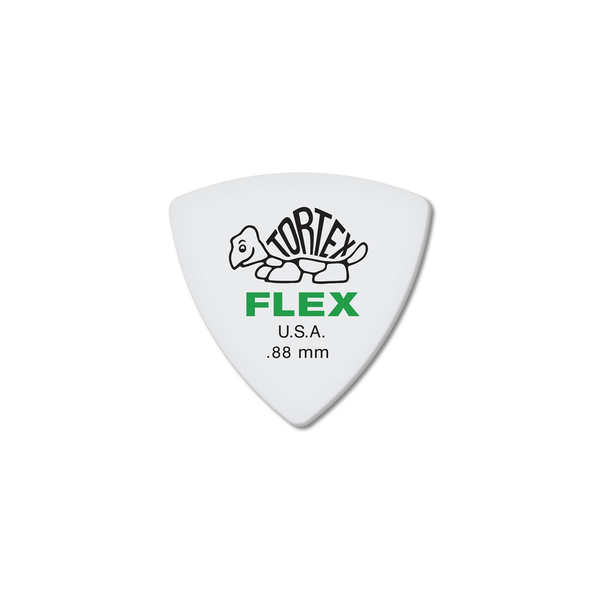 Dunlop 456R.88 Tortex Flex Triangle .88 mm Bag/72