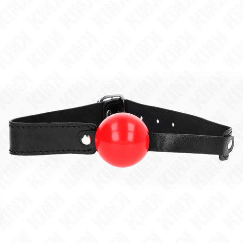 KINK COLLAR & GAG KINK - PALLA MORBIDA IN TPE 4 CM MODELLO GAG 1 66 x 2,5 CM REGOLABILE 41-61 CM
