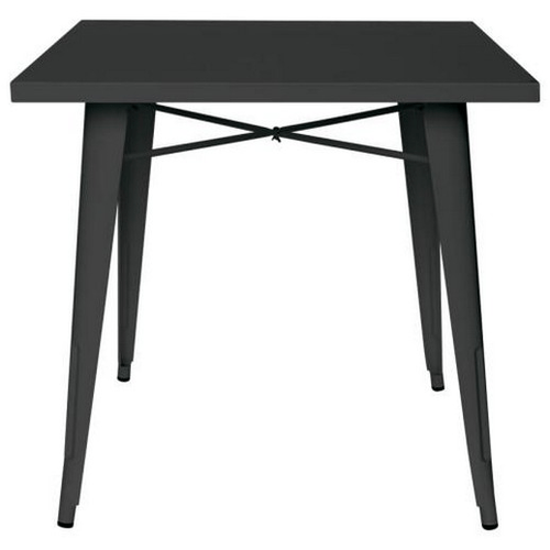 Tavolo per interno in lamiera colore nero