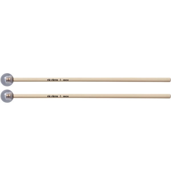 Vic Firth M434 - Articulate Series Mallet - 1 1/8" Lexan with Brass Round