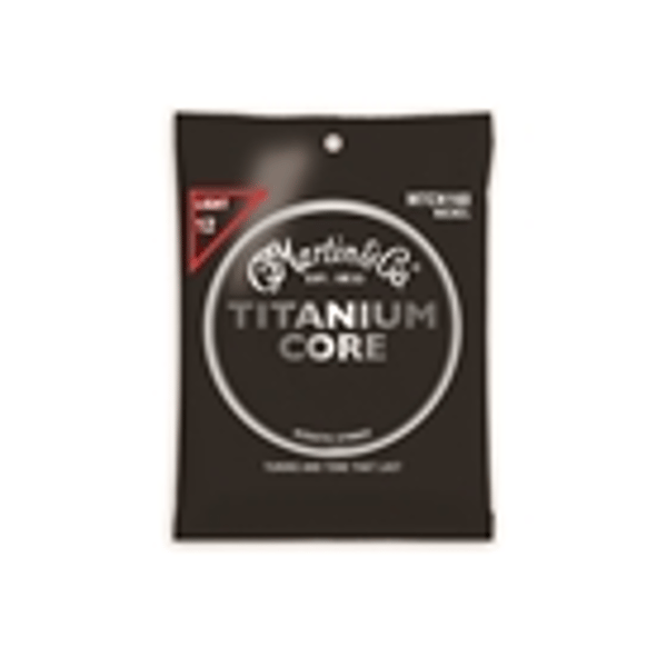 Martin &amp; Co. MTCN160 Titanium Core Acoustic Strings Light 12-55