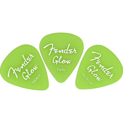Plettri Fender Glow In The Dark 351, 12 Plettri