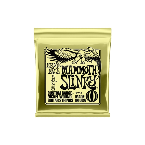 Ernie Ball 2214 Nickel Wound Mammoth Slinky 12-62