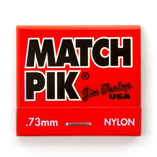 Dunlop 448R.73 Match Piks Nylon Medium Gray .73mm