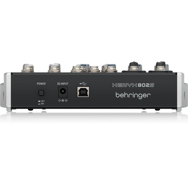 BEHRINGER XENYX 802S MIXER 8 INGRESSI CON INTERFACCIA STREAMING USB EX-DEMO