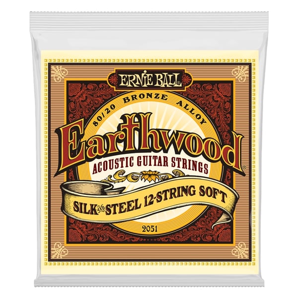 Ernie Ball 2051 Earthwood Silk &amp; Steel 80/20 Bronze Soft 9-46