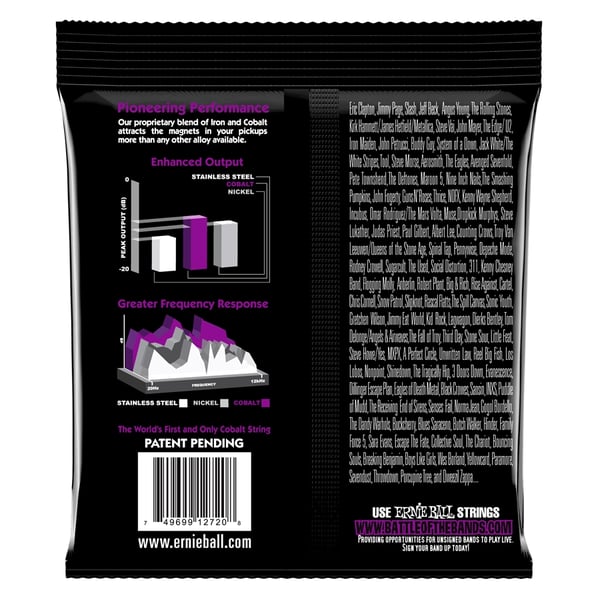 Ernie Ball 2729 Cobalt Power Slinky 11-58