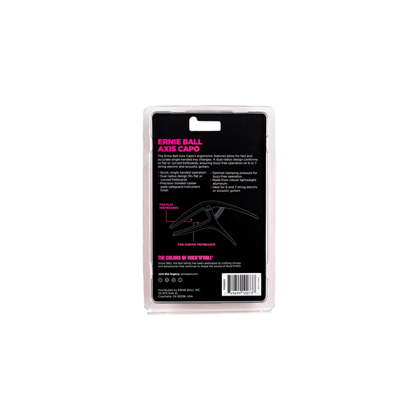Ernie Ball Axis Capo 9600 Nero