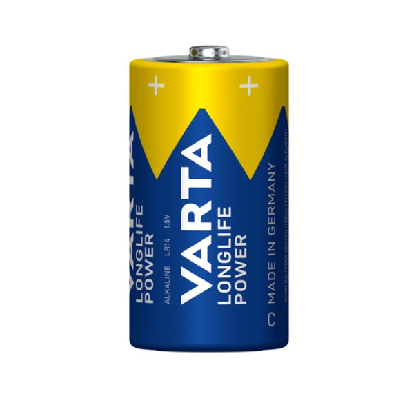 VARTA Batteria alcalina LR14 Mezzatorcia - Blister da 2 Pz