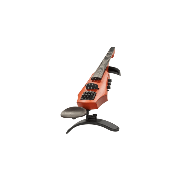 NS Design CR Fretted Electric Violin 4 Amber Stain