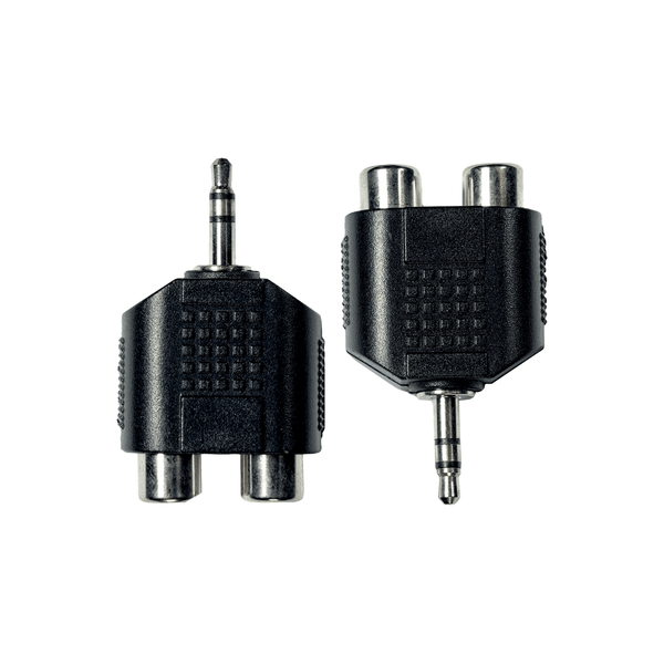 Yellow Cable AD09 Adattatore Mini Jack TRS Maschio/2x RCA Femmina 2 Pcs