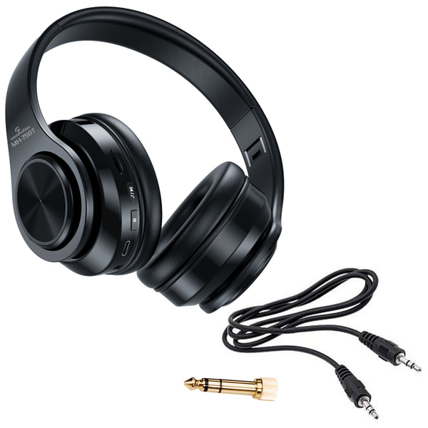 SOUNDSATION Cuffie Stereo regolabili con funzione "BT Audio Streaming" e Audio Player