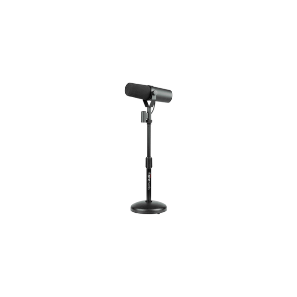 Gator Frameworks GFW-MIC-0501 Supporto per microfono da tavolo con base rotonda