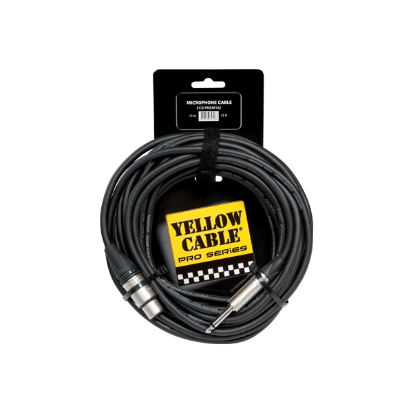 Yellow Cable M10J Cavo Microfonico Jack Sbilanciato/XLR Femmina 10 m